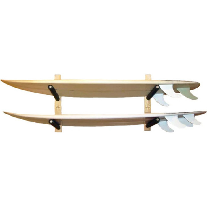 2024 Northcore Double Surfboard Rack NC1234 Wood Boardsports